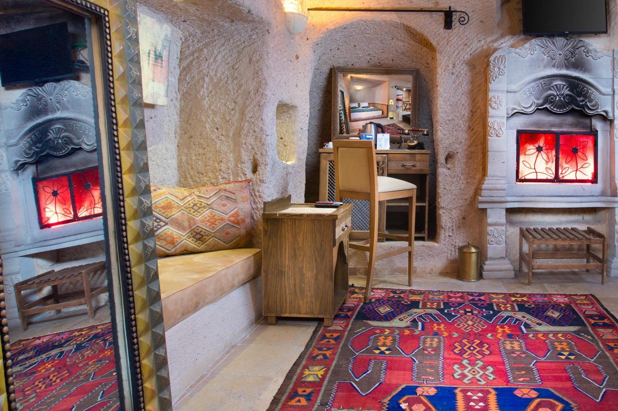 Cappadocia Fairy Chimneys Selfie Cave Hotels - Special Class Üchisar Exteriér fotografie
