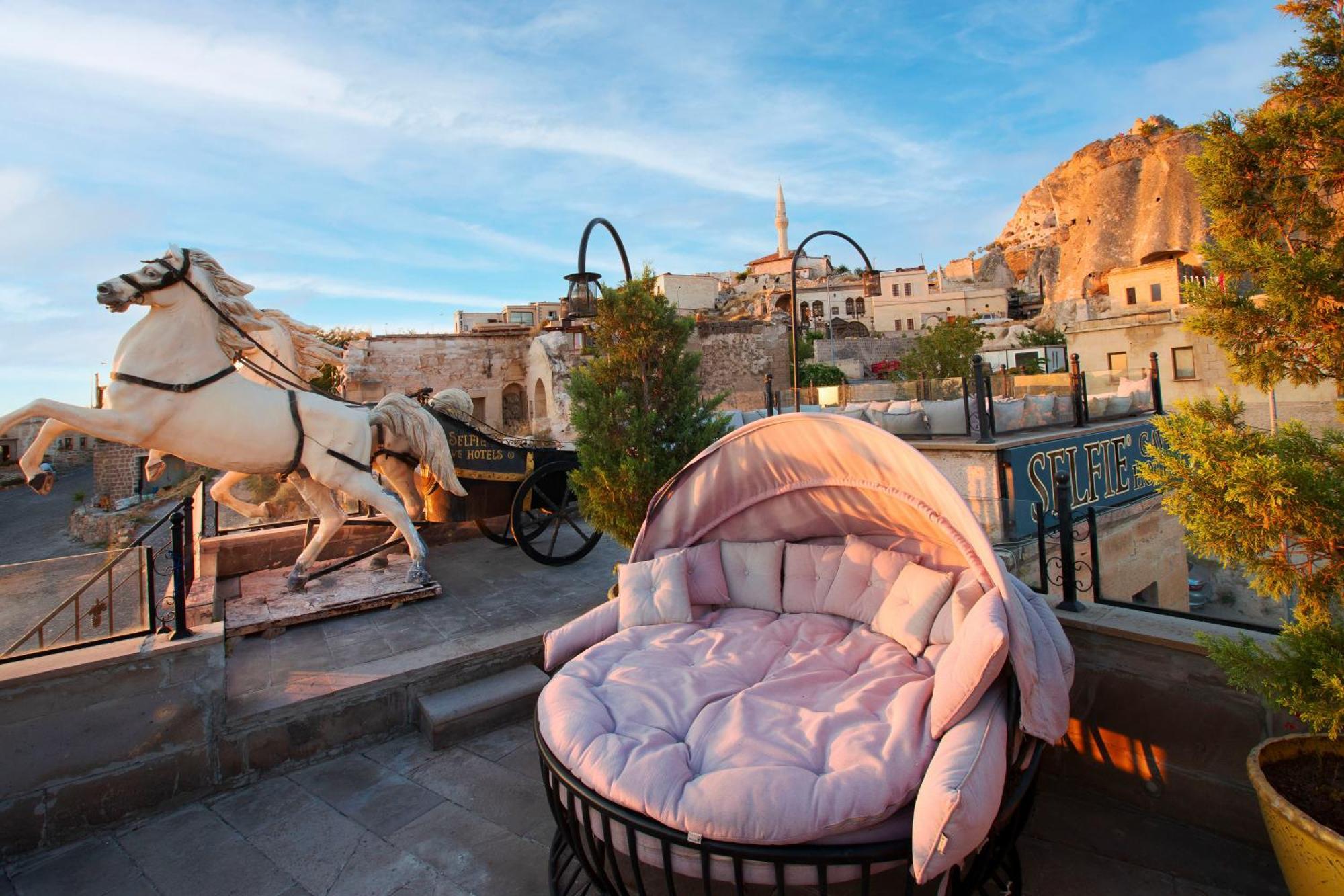 Cappadocia Fairy Chimneys Selfie Cave Hotels - Special Class Üchisar Exteriér fotografie